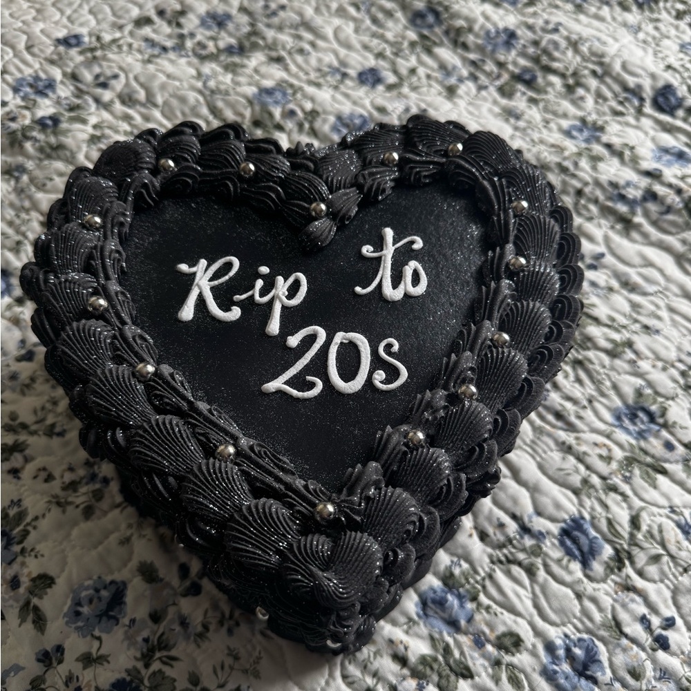 Black Heart Shaped Decorative Box